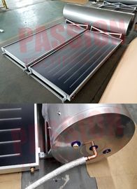 250L 316 स्टेनलेस स्टील फ्लैट प्लेट सौर वॉटर हीटर ब्लू कोटिंग फ्लैट कलेक्टर