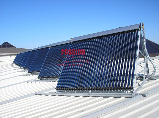 20 ट्यूब हीट पाइप सौर कलेक्टर 200L उच्च दबाव सौर वॉटर हीटर