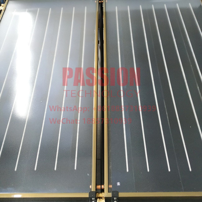 2.5 एम 2 फ्लैट प्लेट सौर कलेक्टर ईपीडीएम इन्सुलेशन सौर वॉटर हीटर पैनल