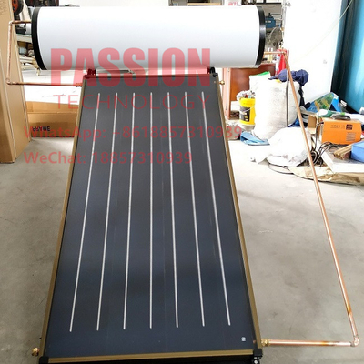 200L दबाव फ्लैट प्लेट सौर वॉटर हीटर 2m2 फ्लैट पैनल सौर कलेक्टर