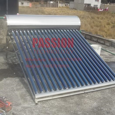 201 स्टेनलेस स्टील सौर वॉटर हीटर 300L गैर दबाव सौर कलेक्टर