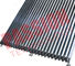 स्टेनलेस बोल्ट सिल्वर मनीफोल्ड रंग के साथ 45 डिग्री हीट पाइप सौर कलेक्टर