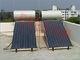 पिच छत के लिए एकीकृत रंगीन स्टील ब्लू टाइटेनियम फ्लैट पैनल सौर वॉटर हीटर