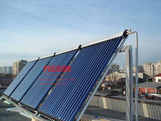 उच्च दबाव सौर कलेक्टर अप्रत्यक्ष ताप सौर वॉटर हीटर कॉपर पाइप ताप